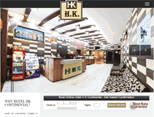 Tablet Screenshot of hotelhkcontinental.com